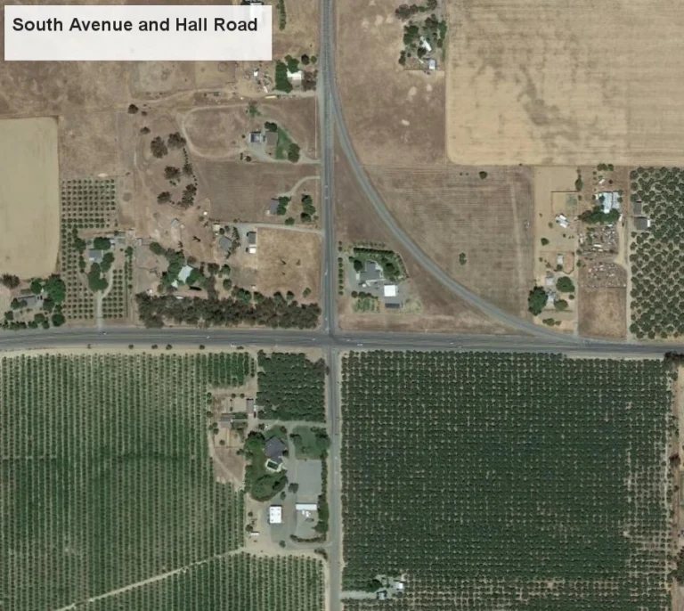 South Avenue/Hall Road and Hoag Road/Road Intersections